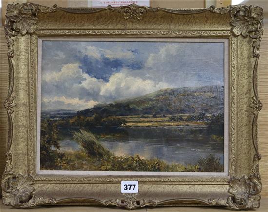 Campbell Archibald Mellon (1878-1955), oil on canvas, River landscape